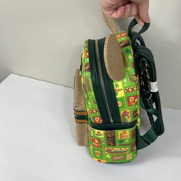 Loungefly Mickey Mouse The Main Attraction Tiki Room mini backpack NWT - Picture 8 of 9